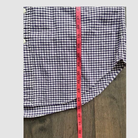Ralph Lauren Men's Purple/White Gingham Shirt, Classic Fit, Size Medium - Picture 7 of 8